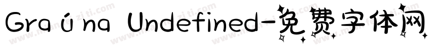 Graúna Undefined字体转换